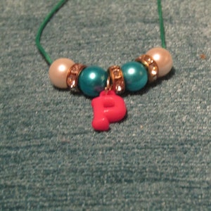 Children&#39;s  &#39;P&#39; Initial Necklace