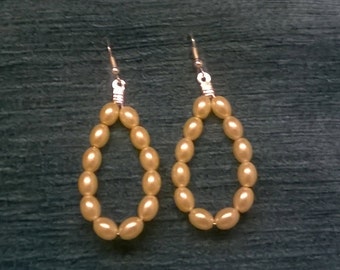 Rice Pearl Earrings