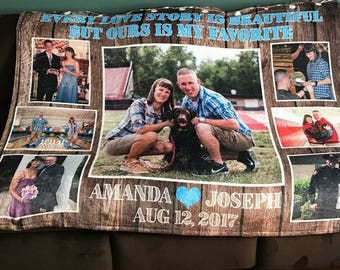 FAMILY Photo Blanket, Custom Fleece Blanket, Baby Blanket, Photo Blanket, Throw Blanket,  Personalized Blanket, Custom Gift