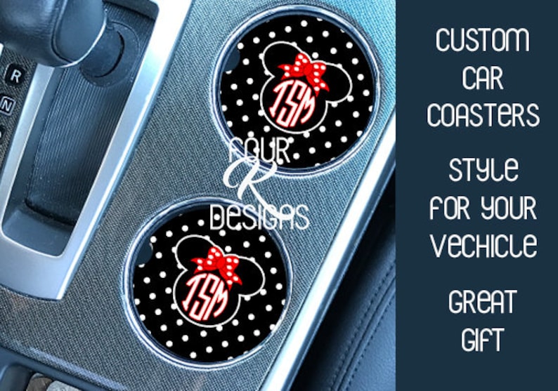 Disney Coaster Cup Holder Coaster Car Coaster Disney Car Etsy