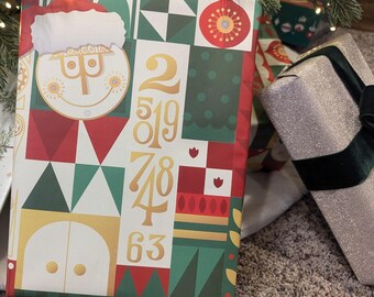 It's a Small World Disneyland Christmas Wrapping Paper, Holiday Decorations, Christmas Gifts, Festive Holiday Decor, Christmas paper, Cheer