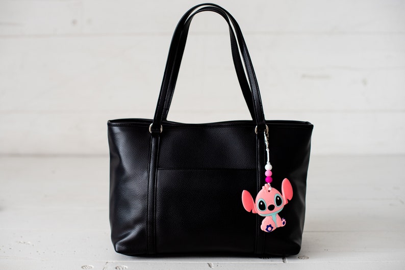 Disney Charms Disney Gifts for Her Anime Christmas Gift Stocking Stuffer Disney Keychain Lilo and Stitch Stitch Keychain