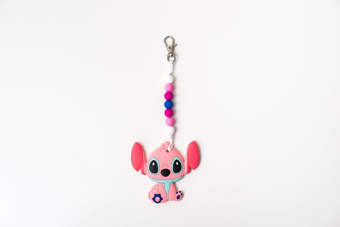 Angel Keychain Lilo and Stitch Disney Keychain Disney | Etsy