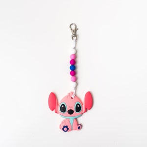 Angel Keychain, Lilo and Stitch, Disney Keychain, Disney Charms, Disney Diaper Bag Charm, Christmas Gift Zipper Pull, Stocking Stuffer image 4