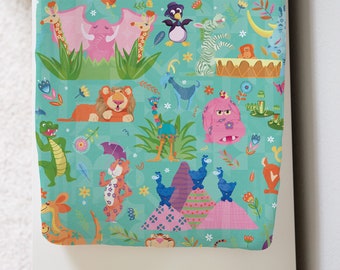 It's a Small World Changing Pad Cover, Baby Shower Gift, Bassinet Boppy Cover, Snuggle Me Cover, Dock a Tot Cover, Baby Boy gift, Baby Gift