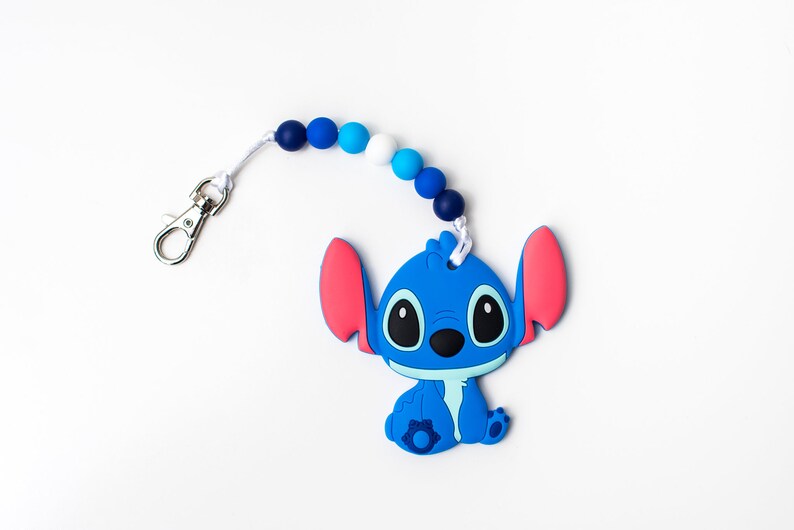 Disney Charms Disney Gifts for Her Anime Christmas Gift Stocking Stuffer Disney Keychain Lilo and Stitch Stitch Keychain