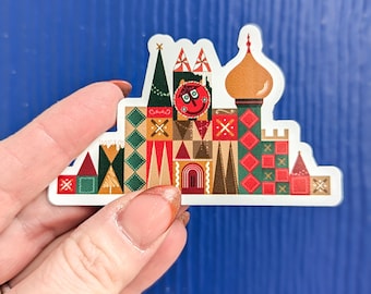 It's a Small World Disneyland Magnet, Christmas Gift Magnet, Girls Stocking Stuffer, Kids Gift, Gift for Her, Gifts for Her Holiday Gift