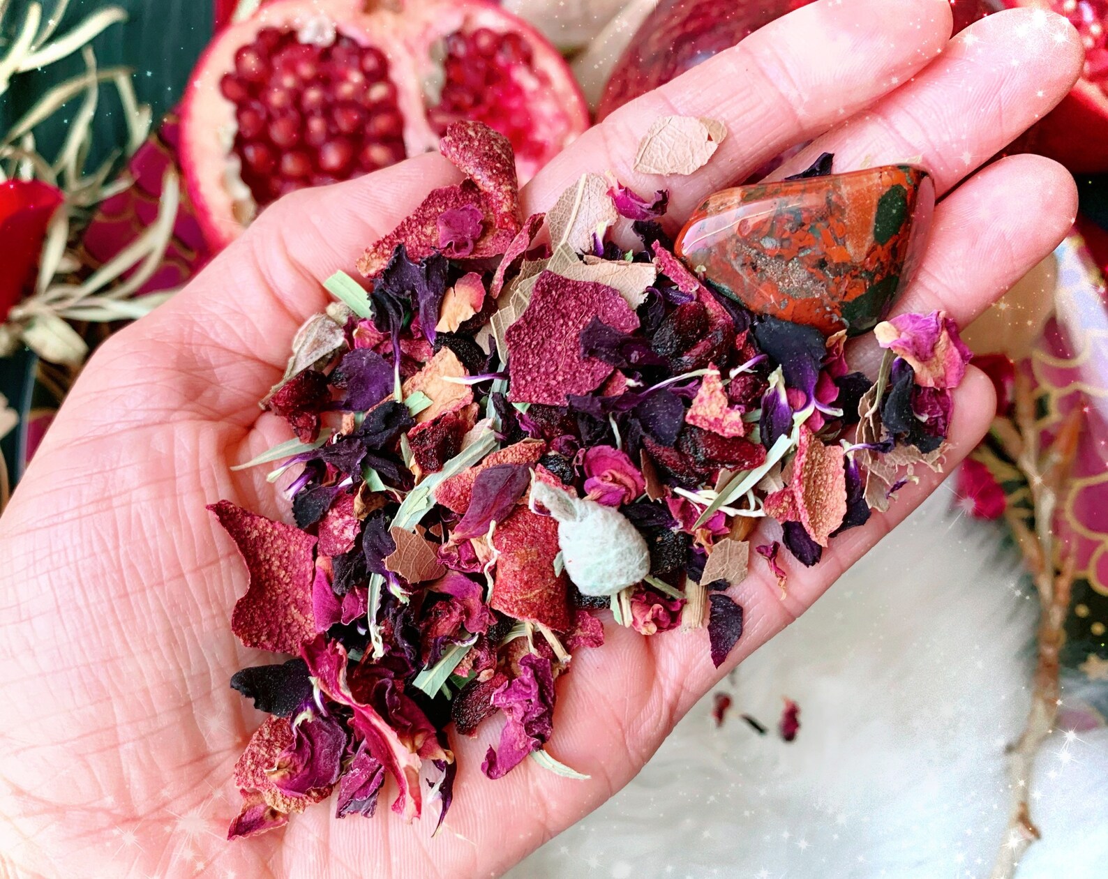 PERSEPHONELoose Herbal & Crystal Blend Ritual Herbs Incense Etsy