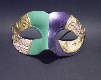 Male Venetian Wedding Masquerade Mask, Mardi Gras Masquerade Mask.