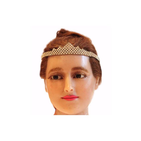Victorian Paste Tiara Headband | Formal Occasion |