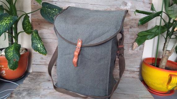 Vintage Military Canvas Bag 