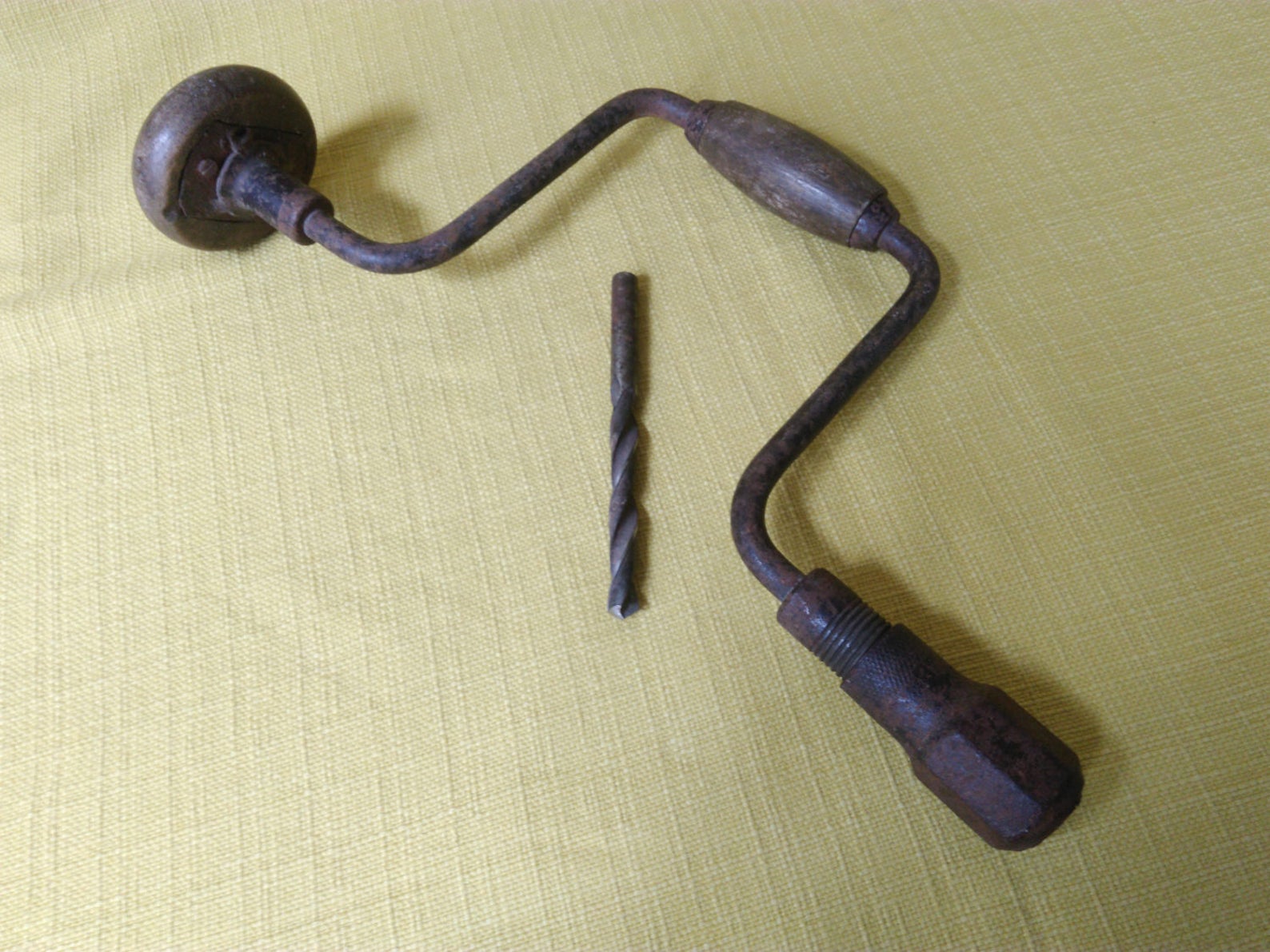 Vintage Hand Drill / Antique Metal Hand Drill / Primitive Hand Etsy