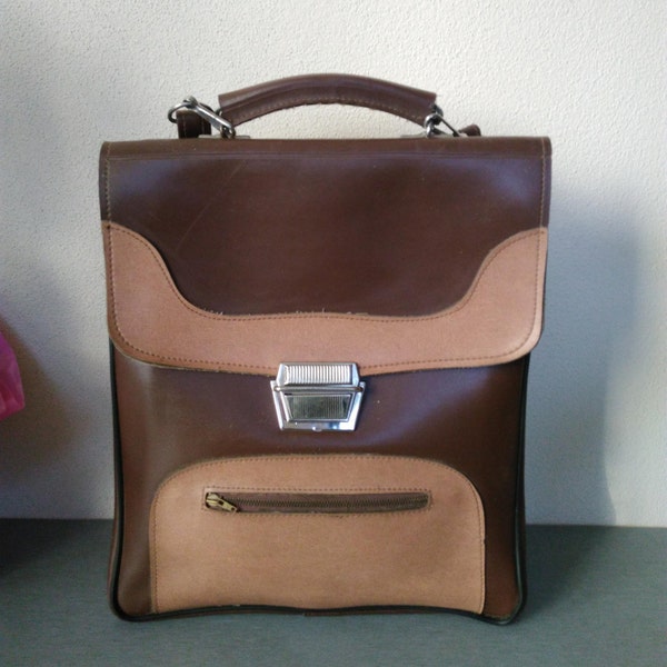 Vintage 70s Messenger Bag Etsy