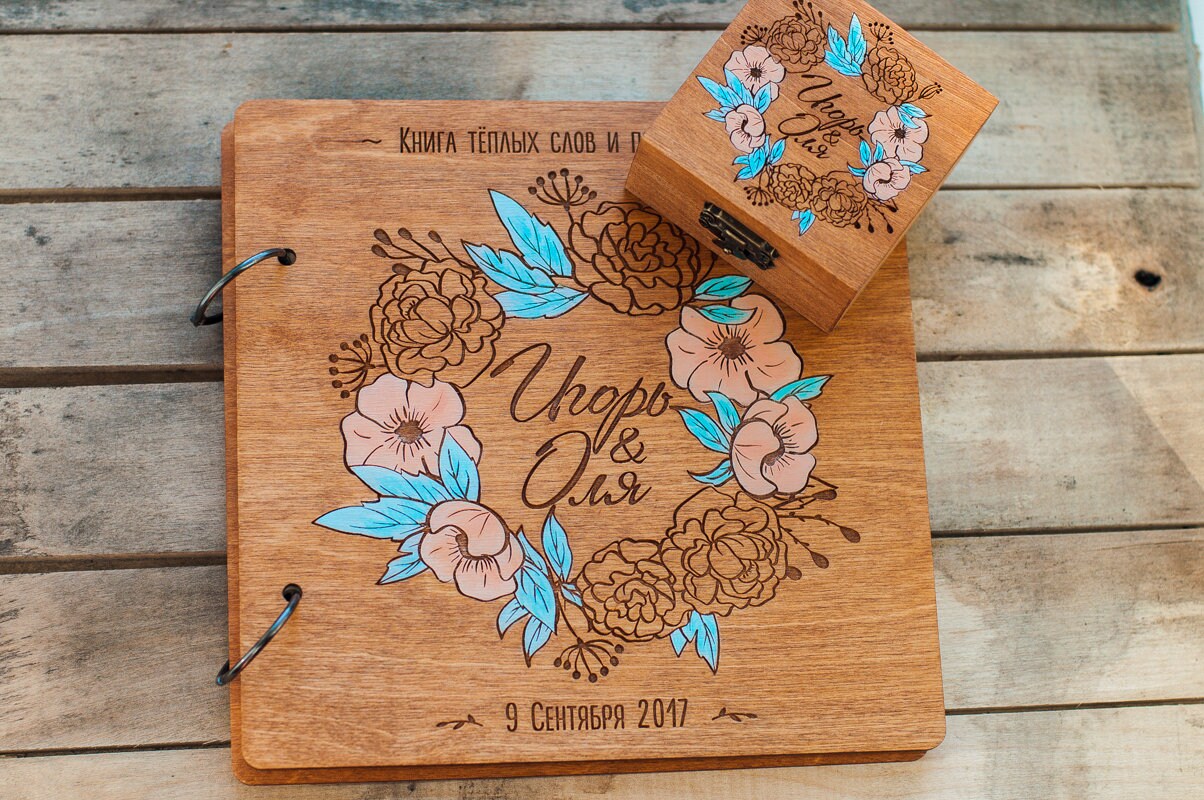 Keepsake Ring Box / Handpainted Wedding Box / Custom Box for Etsy