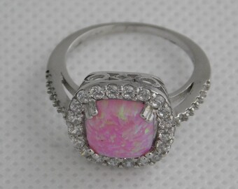 Opal Ring in Sterling Silver