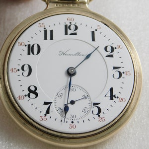 Vintage Collectible Hamilton 992P Railroad Pocket Watch