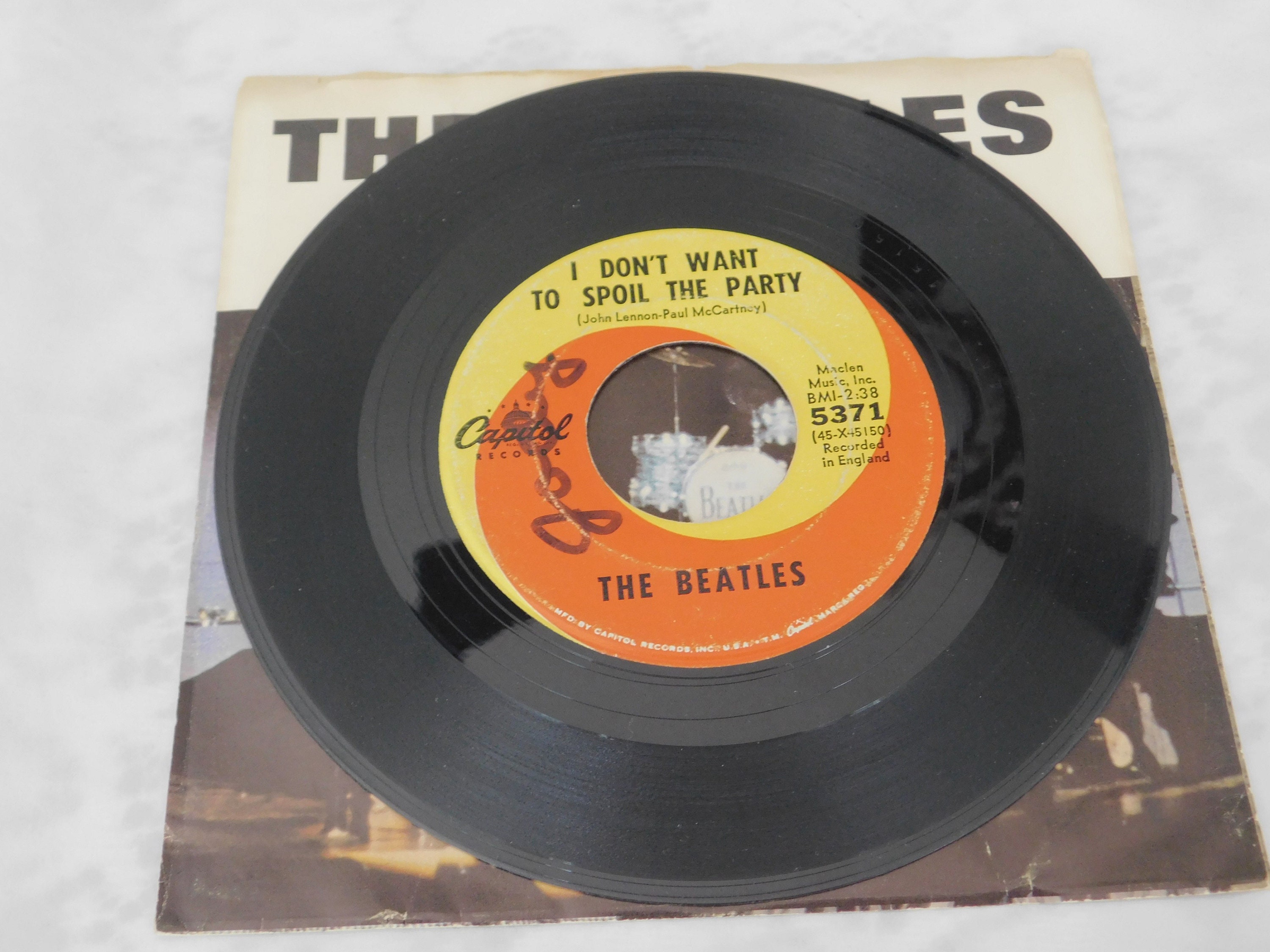 ヴィンテージ コレクターズ ビートルズ 45rpm カバーとレコード - Etsy