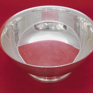 Vintage Collectible Silver Plated Serving Bowl