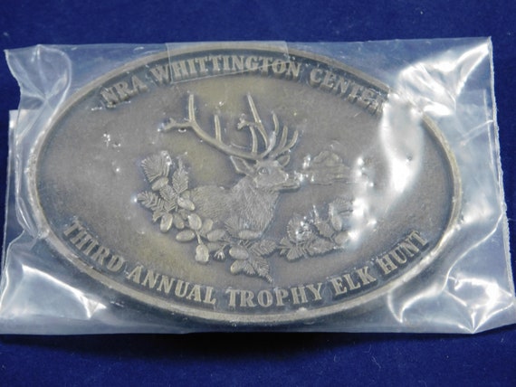 Vintage NRA belt buckle NIB - image 1