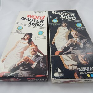 Vintage Pair of Master Mind Games 1972