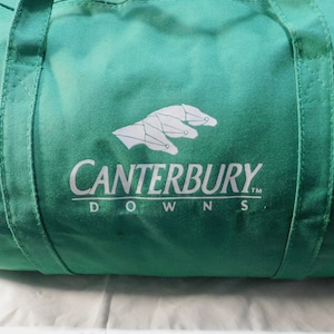 Vintage Collectible Canterbury Downs Duffel Bag