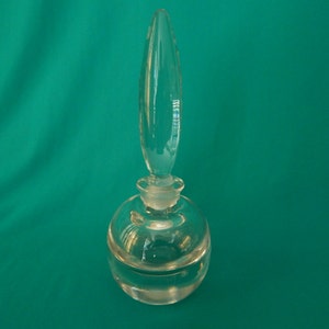 Vintage Crystal Perfume Bottle 1940&#39;s