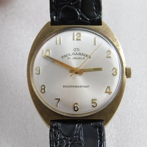 Vintage Collectible Paul Garnier Swiss 21 Jewel Watch