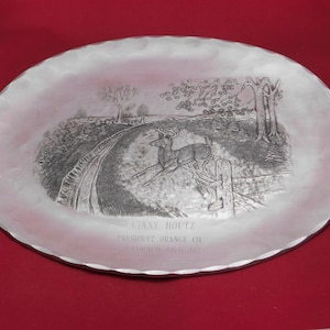 Vintage Collectible Hand Made Award Plate
