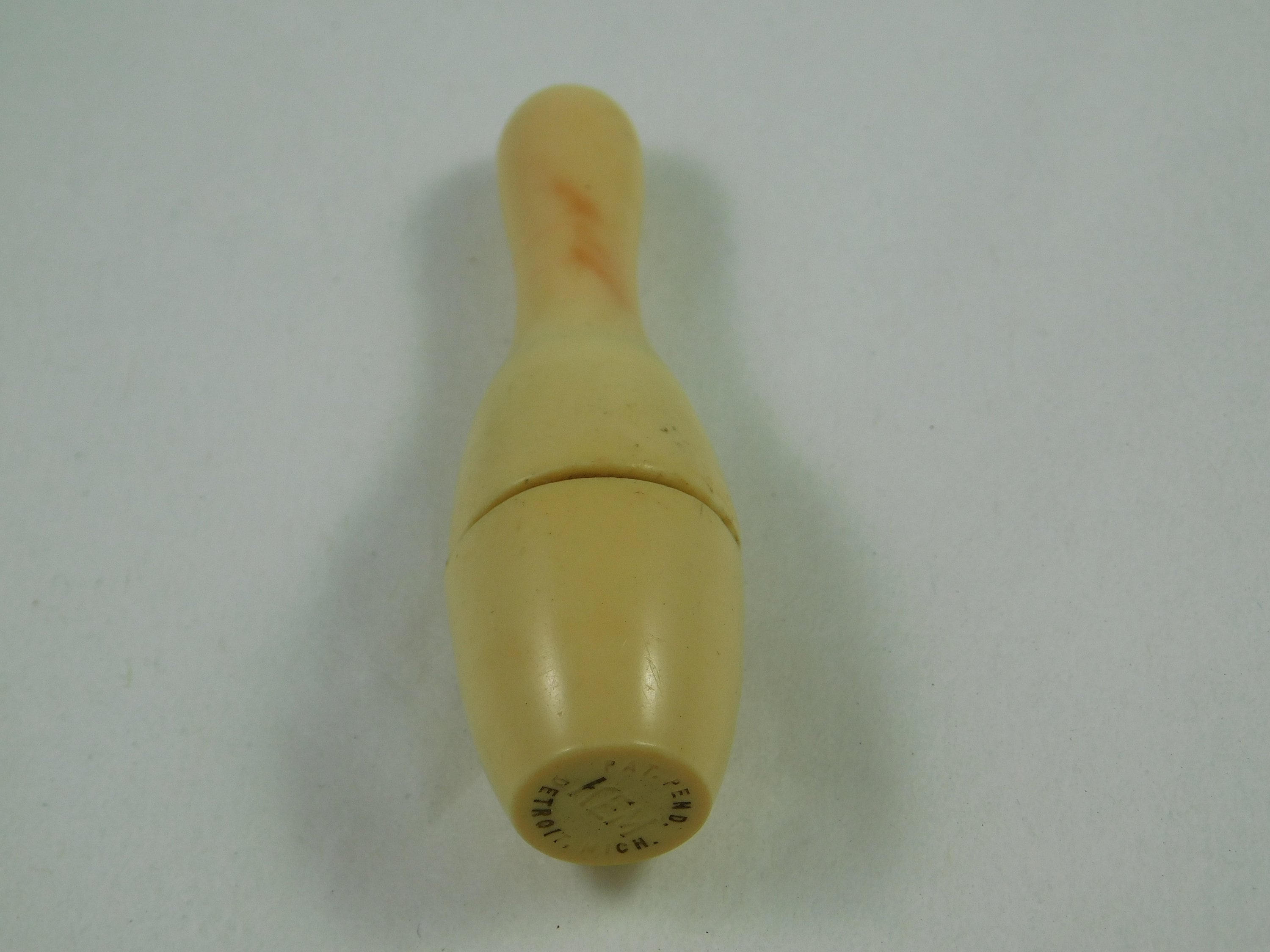 bowling pin lighter and cigarette holder Vintage Bowling Pin Cigarette Lighter Working