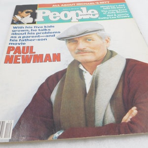 Vintage Collectible Paul Newman People Magazine