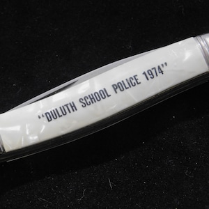 Vintage Collectible Duluth School Police Pocket Knife