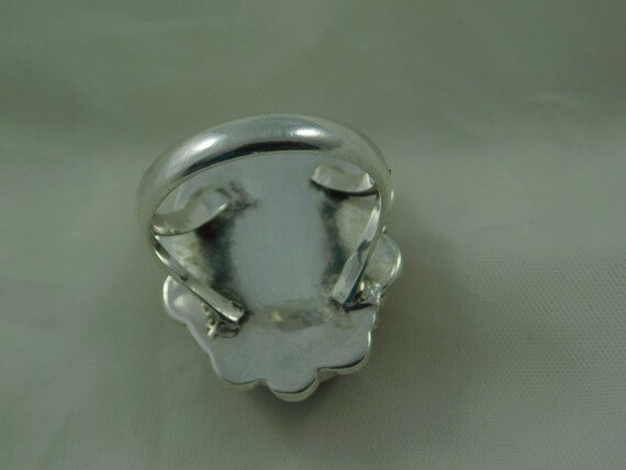 Vintage Collectible Sterling Silver Tanzanite Ring - image 4