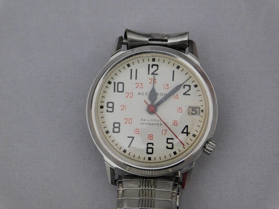 Bulova Accutron Railroad Approved Watch. 1970 218 date