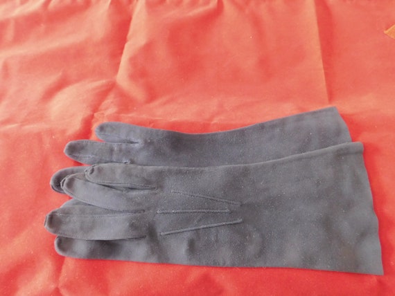 Vintage Collectible Ladies Black Formal Gloves - image 2