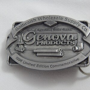 Vintage Genova Products Belt Buckle image 1