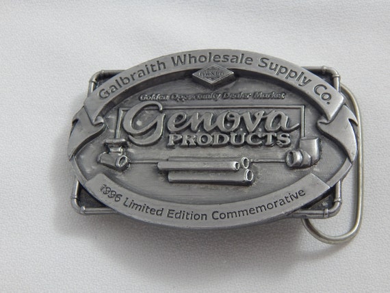 Vintage Genova Products Belt Buckle - image 1