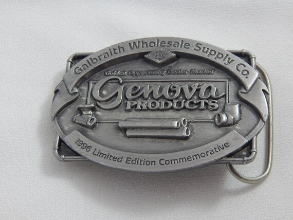 Vintage Genova Products Belt Buckle 