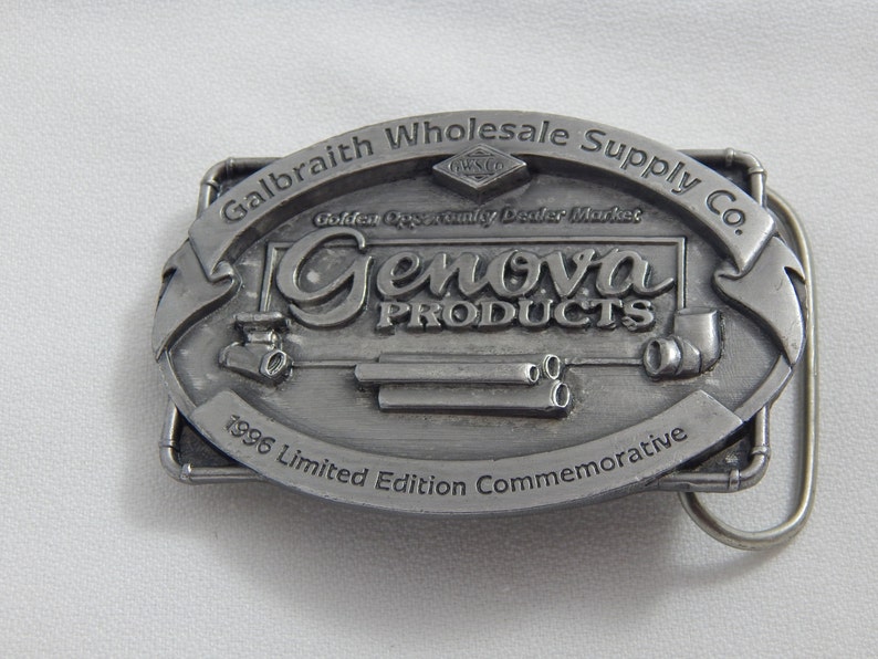 Vintage Genova Products Belt Buckle image 1