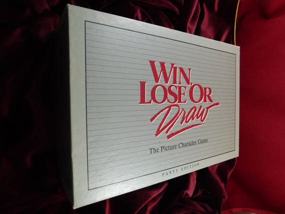 Vintage Collectible Win Lose or Draw Board Game - Etsy