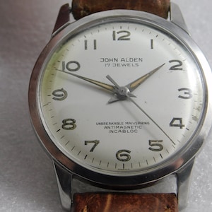 Vintage Collectible John Alden Wrist Watch