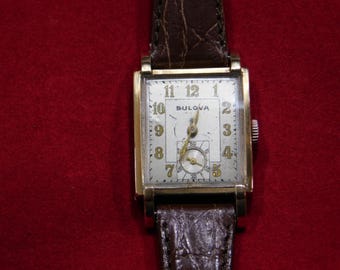 Reloj de pulsera Art Déco Elgin vintage coleccionable de 17 joyas