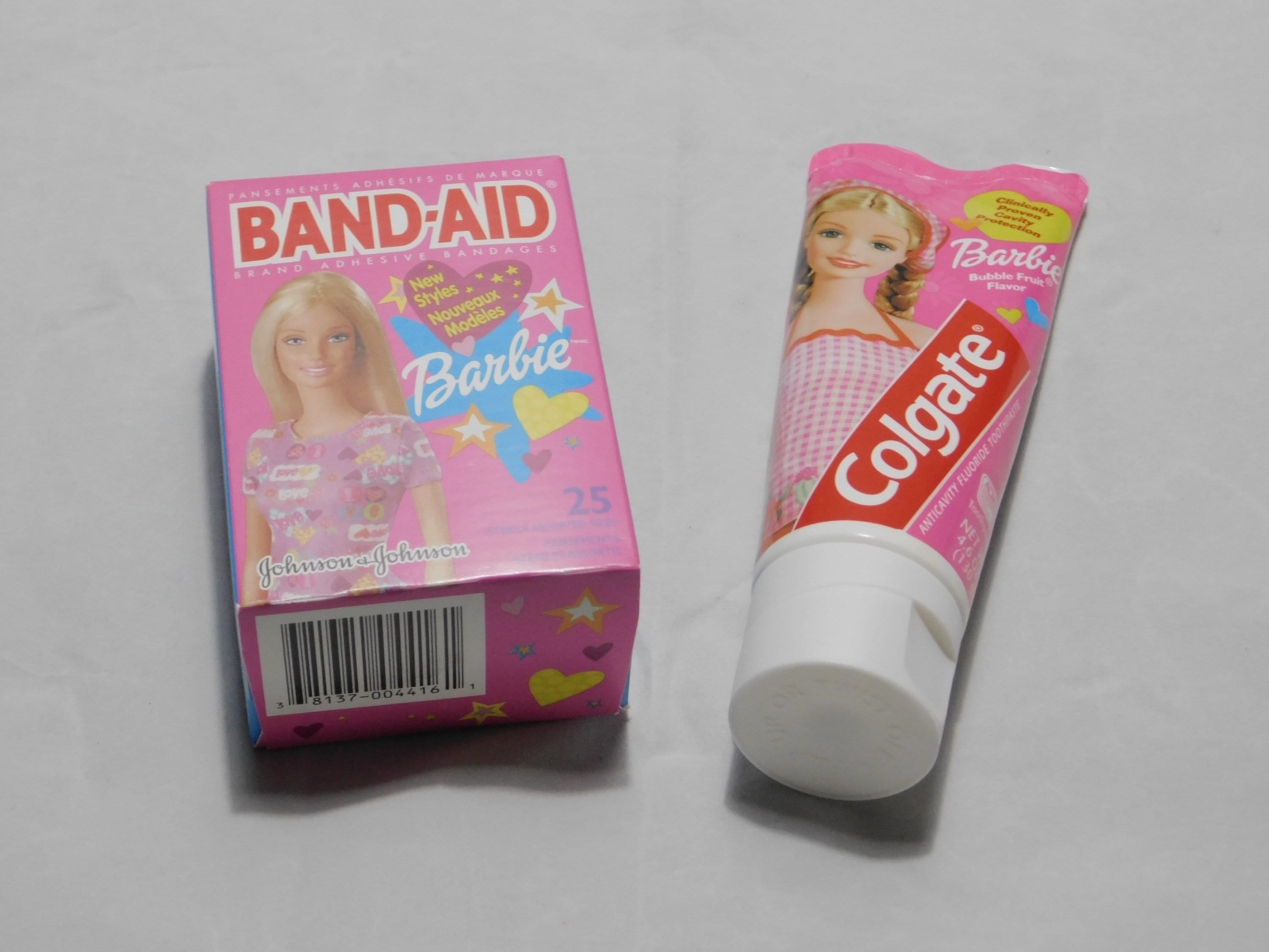 Vintage Collectible Barbie Toothpaste and Bandaids - Etsy