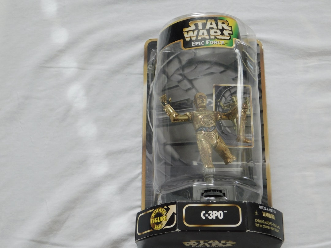 Vintage Collectible Star Wars C3PO Epic Force NIB - Etsy