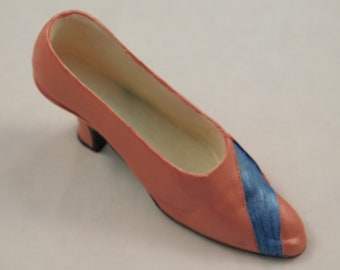 Lot Vintage De 11 Chaussures Miniatures De Collection - Céramique, Bleues