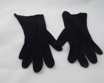 Vintage Black Dress Gloves Van Raalte USA Size Small