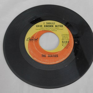 Vintage Collectible Beatles A Hard Days Night Record