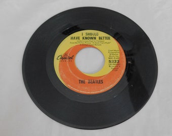 ビートルズ、A Hard Day's Night、ビンテージ 7 インチ シングル