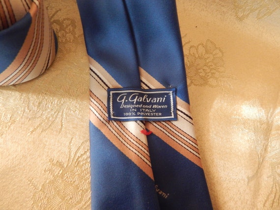 Vintage G. Galvani Men's Tie Made in Italy 1960's - image 3