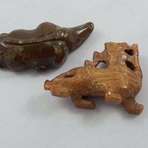 Vintage Collectible Jade Nephrite Figures