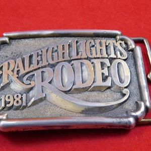 Vintage Collectible Rodeo Belt Buckle